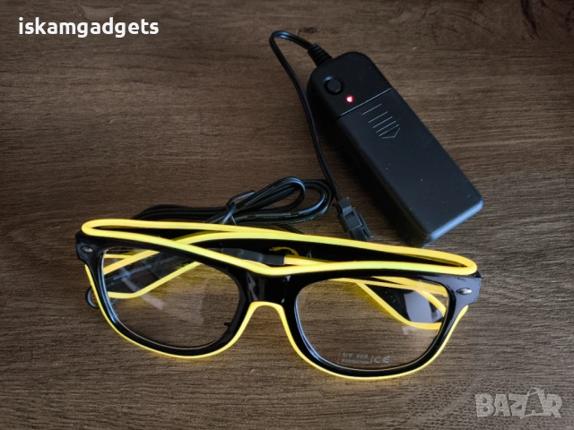 Светещи LED очила, папионки и вратовръзки за партита и рожденни дни, снимка 5 - Сватбени аксесоари - 54070234