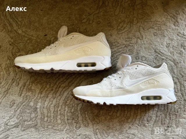 Nike Air Max 90 Ultra Moire Triple White 43, снимка 4 - Маратонки - 46883746