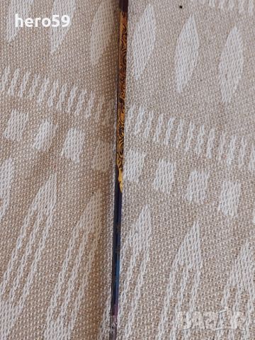 Много рядък бастун с тристранно острие с клеймо"Толедо"дръжка от рог, снимка 9 - Антикварни и старинни предмети - 46262482