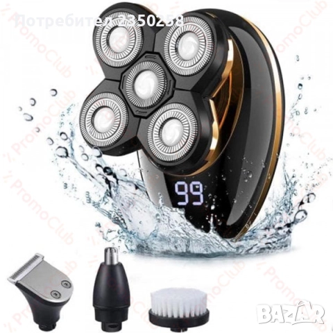 5в1 Безжична самобръсначка VGR 316 система против прищипване, снимка 5 - Електрически самобръсначки - 52865092