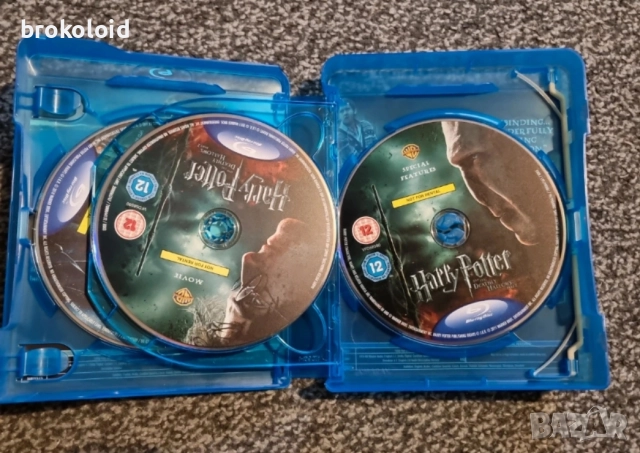 Harry Potter 8 film complete collection пълна колекция Хари Потър Блу Рей, снимка 13 - Приключенски - 52966743