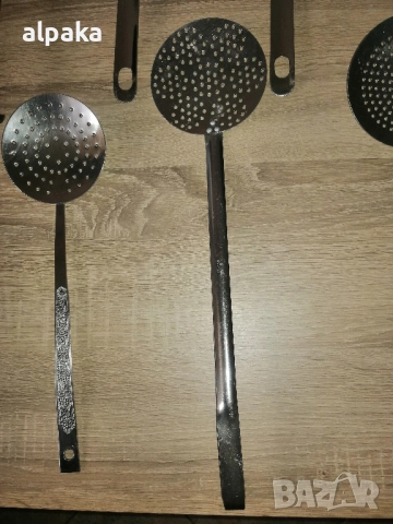 Продавам решетъчни лъжици, неръждаеми, алпака, снимка 7 - Прибори за хранене, готвене и сервиране - 52548056
