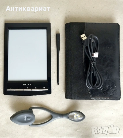 Eлектронен четец / e-Reader Sony PRS-T1 / 6" E-ink / 2GB / Wi-Fi / mp3 Audio / micro SD, снимка 2 - Електронни четци - 47270009