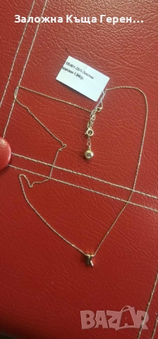 Златно колие 1,94гр, снимка 2 - Колиета, медальони, синджири - 51564149