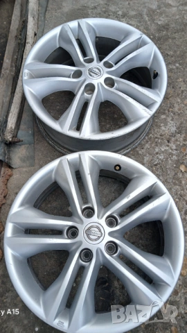 17" оригинални алуминиеви джанти за Nissan Qashqai,X trail,Juke, снимка 2 - Гуми и джанти - 54151778