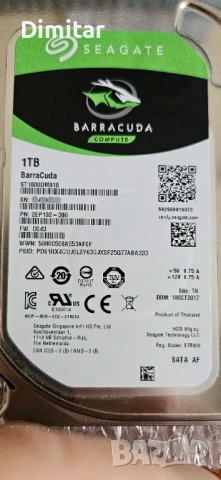 HDD Seagate Barracuda 2 X 1 TB, снимка 3 - Твърди дискове - 53985819