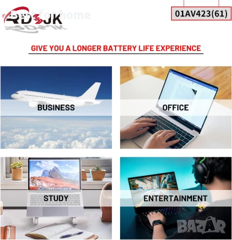 RDSJ Батерия за лаптоп Lenovo ThinkPad , снимка 7 - Батерии за лаптопи - 50683844