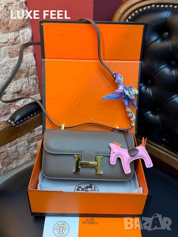 Hermes ⚜️ Естествена Кожа , снимка 9 - Чанти - 53622987