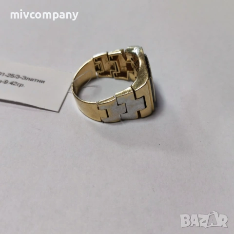 Златен пръстен 9.42гр., снимка 2 - Пръстени - 53385061