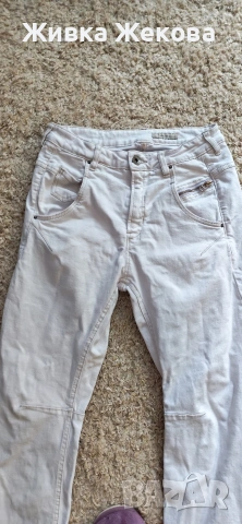 бели дънки pausse , снимка 2 - Дънки - 53653073