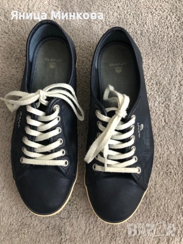 Дамски кецове GANT- естествена кожа, снимка 3 - Кецове - 51216855