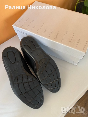 Мъжки кожени обувки Geox 40 номер, снимка 8 - Маратонки - 51483009
