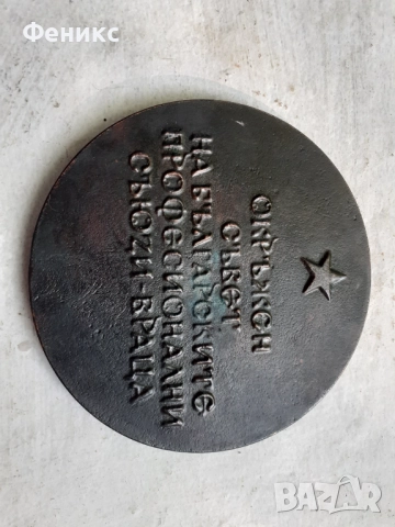 Стар бронзов плакет 1300 години българска държава, снимка 2 - Антикварни и старинни предмети - 51511746