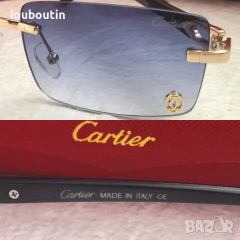 Cartier 2024 мъжки слънчеви очила , снимка 2 - Слънчеви и диоптрични очила - 47154113