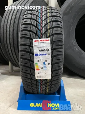 Нови 🚗 Зимни ❄️ гуми 225/45R17 LASSA Snoways 4 94 V TL XL, снимка 1 - Гуми и джанти - 47574190