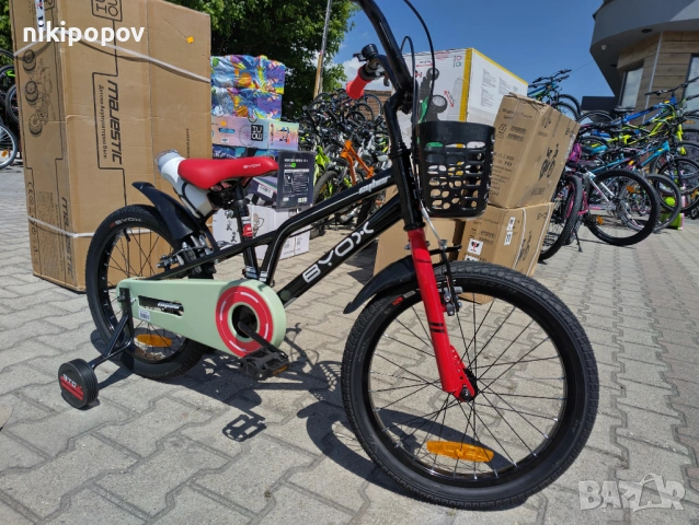 BYOX Велосипед 18" CYBER черен, снимка 12 - Велосипеди - 53772849
