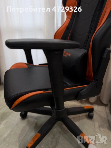 Canyon - CND-SGCH4, черен/оранжев, снимка 5 - Столове - 53933748