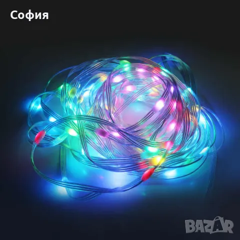 RGB LED Магическа светлинна лента с дистанционно и Bluetooth управление с проложение, снимка 2 - Лед осветление - 48197762