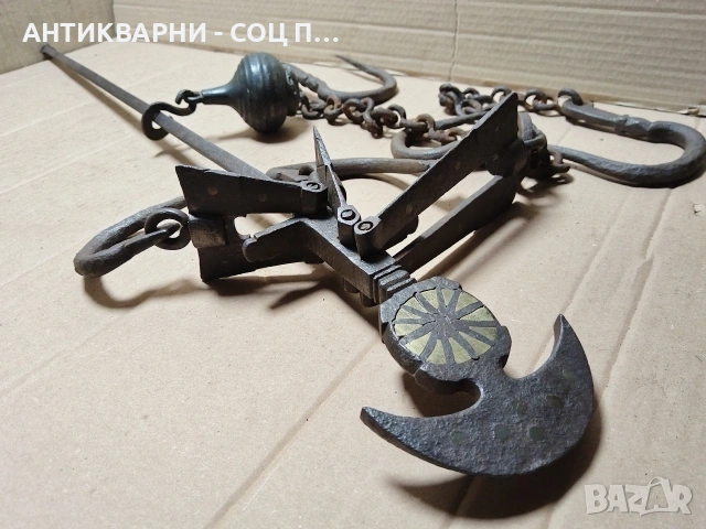 Голям Стар Кован Български Кантар. / НОМЕР 1583., снимка 5 - Антикварни и старинни предмети - 53669659