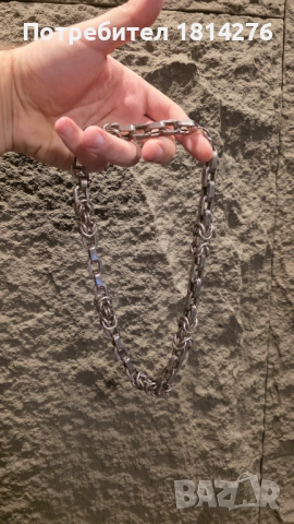 Сребърен ланец с гривна комплект, снимка 6 - Колиета, медальони, синджири - 52965896