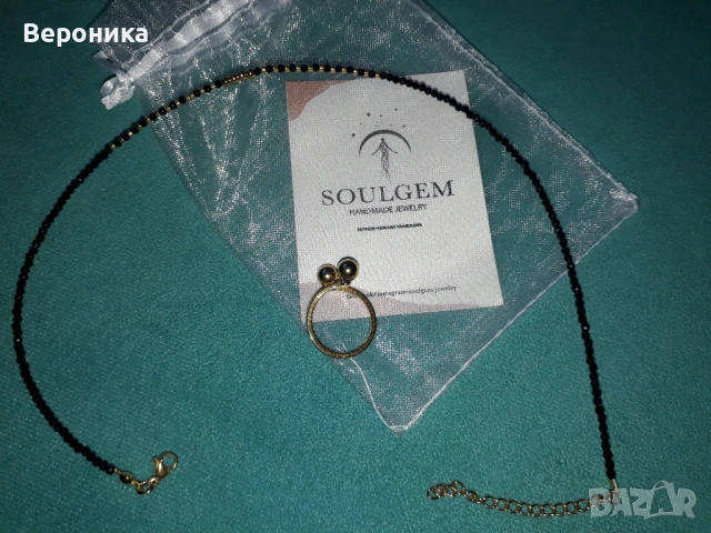 Колие и пръстен от Soulgem, снимка 2 - Бижутерийни комплекти - 53790673