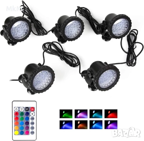 Led декорация -водопотопяеми пейзажни RGB цветни лампички, снимка 2 - Декорация за дома - 50612139