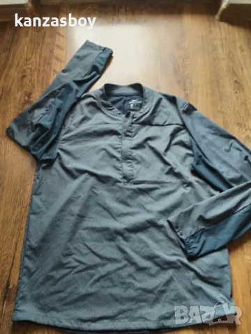 NIKE SHIELD HALF ZIP GOLF JACKET - страхотна мъжка блуза КАТО НОВА М, снимка 10 - Спортни дрехи, екипи - 49306247