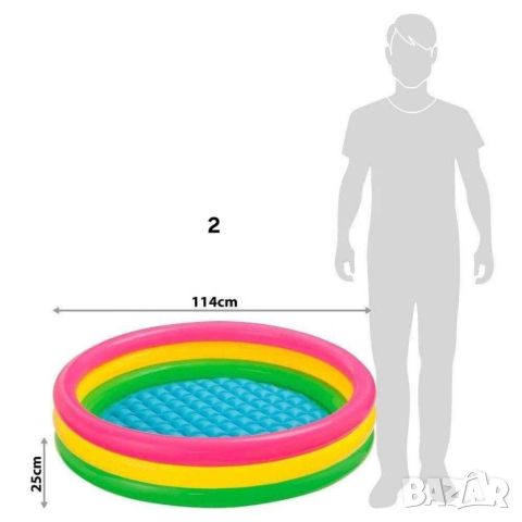Открийте райската забава с I n t e x-Най-големият избор от детски басейни, снимка 13 - Надуваеми играчки - 46381237