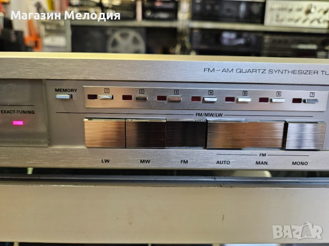 Качествен стерео тунер Grundig T 7200 В отлично техническо и визуално състояние., снимка 6 - Радиокасетофони, транзистори - 53455114