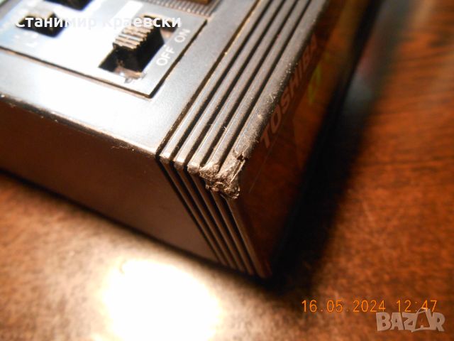 Toshiba RC-8500 Clock Radio  Vintage 79, снимка 8 - Радиокасетофони, транзистори - 45893615