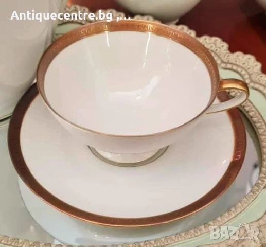 BAVARIA ,TIRSCHENREUTH GERMANY  - сервиз за кафе / чай за 12 души ., снимка 4 - Сервизи - 50940765