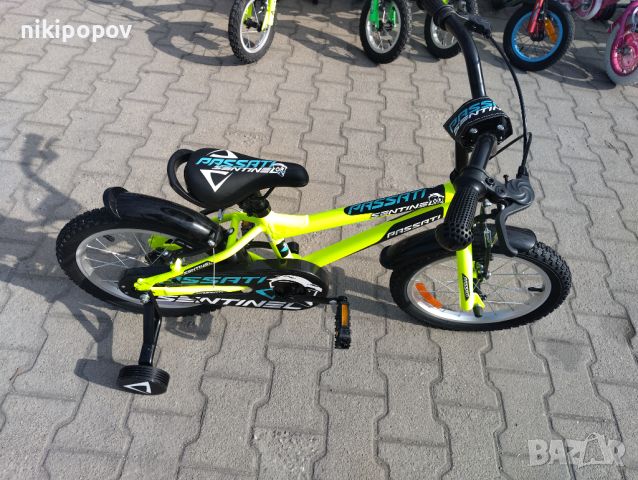 PASSATI Алуминиев велосипед 16" SENTINEL жълт, снимка 3 - Велосипеди - 45489832