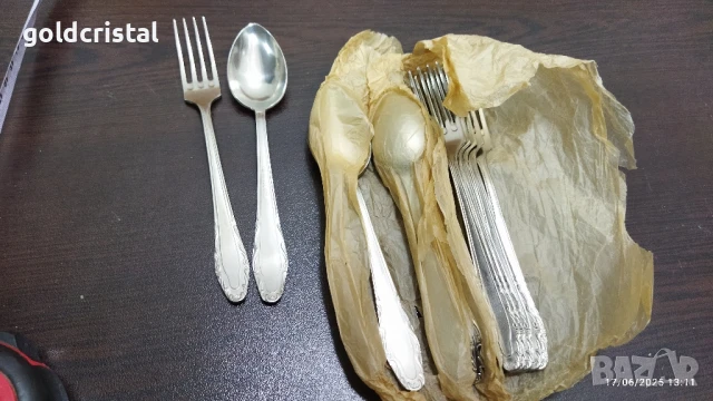 Стари руски лъжички и вилички , снимка 4 - Антикварни и старинни предмети - 42170598