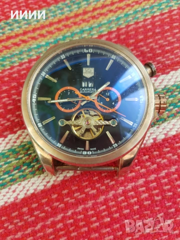 Швейцарски автоматичен часовник , снимка 2 - Мъжки - 53138426