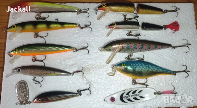 Воблер Rapala Original Floater, Countdown, Jointed, X-rap, SSR, Mepps Syclops, Blue Fox, спининг