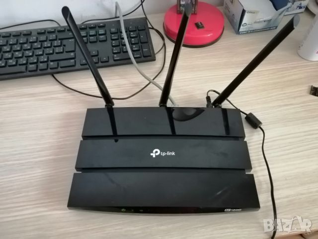 Рутер TP-LINK AC1200 Archer C1200, снимка 2 - Рутери - 45925912