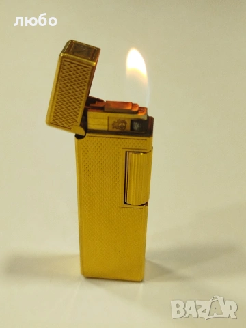 ЗАПАЛКА COLIBRÍ Във 20 м Златно Покритие Работи Перфектно Не Изпуска Газ Колекционерска 