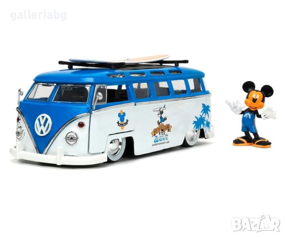 Jada - Кола миниван на Mickey с фигура, 1:24, снимка 3 - Коли, камиони, мотори, писти - 45136718
