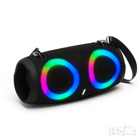 Преносима безжична Bluetooth тонколонка BOOMS BOX 3 RGB , снимка 2 - Bluetooth тонколони - 53490431