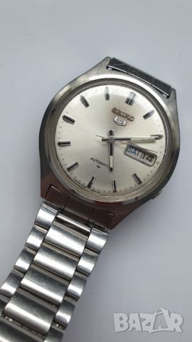 Мъжки часовник Seiko 5 Automatic, снимка 2 - Антикварни и старинни предмети - 45595153