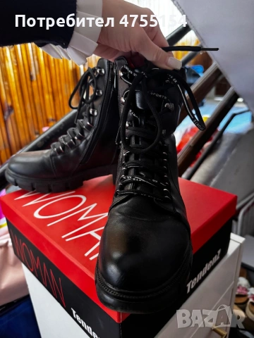 Дамски черни боти , снимка 7 - Дамски боти - 53711865