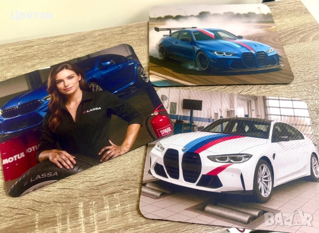 Подложка за мишка с фирмено лого, снимка