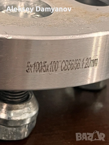 Фланци 5x100 – 20мм, hubcentric, FLANTSI BG (комплект 2 бр.), снимка 8 - Части - 53541595