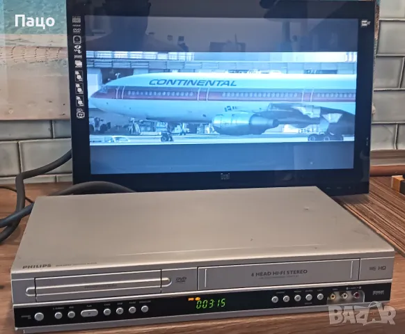 Philips DVP3055V /DVD Player / VHS Video Recorder, снимка 14 - Плейъри, домашно кино, прожектори - 47243492