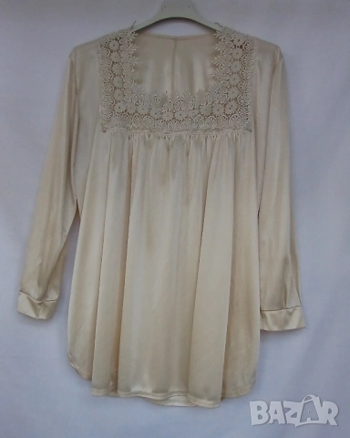 Дамска блуза от ликра с дълъг ръкав., снимка 2 - Туники - 51861250