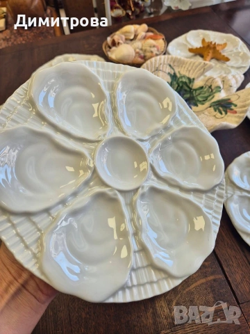 Плата за стриди и фруктиера , снимка 2 - Чинии - 53955340