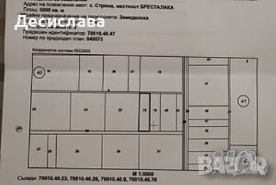 Парцели в с.Стряма, снимка 3 - Земеделска земя - 42282774