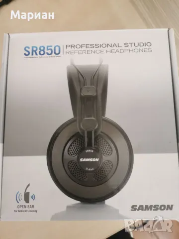 Студийни слушалки Samson SR850 Professional Semi-open, снимка 3 - Слушалки и портативни колонки - 48343480