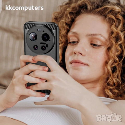 WANLONFENG LS Калъф за Xiaomi 17 Ultra 5G - TPU, Четкана текстура, С включено стъкло, 3 цвята, снимка 9 - Калъфи, кейсове - 53727337