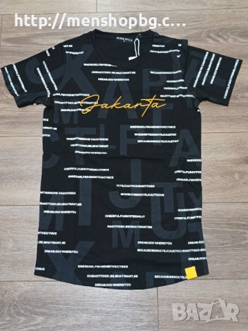 Мъжка тениска код 911 - черна
